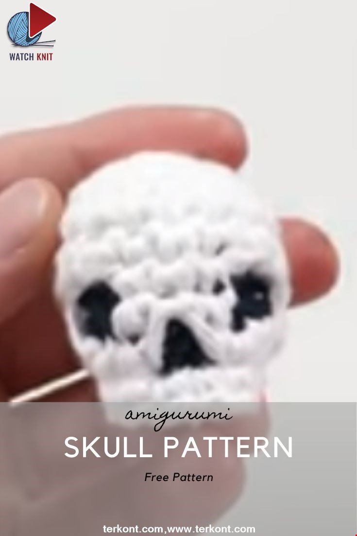 Skull  Amigurumi Pattern