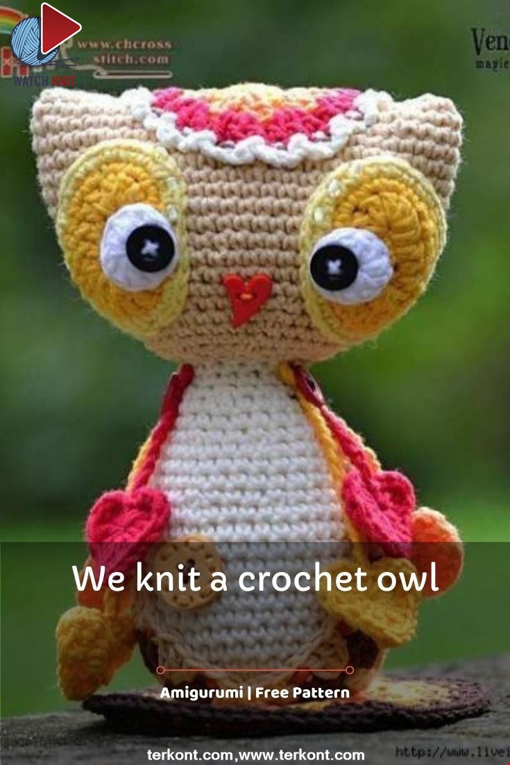 We knit a crochet owl