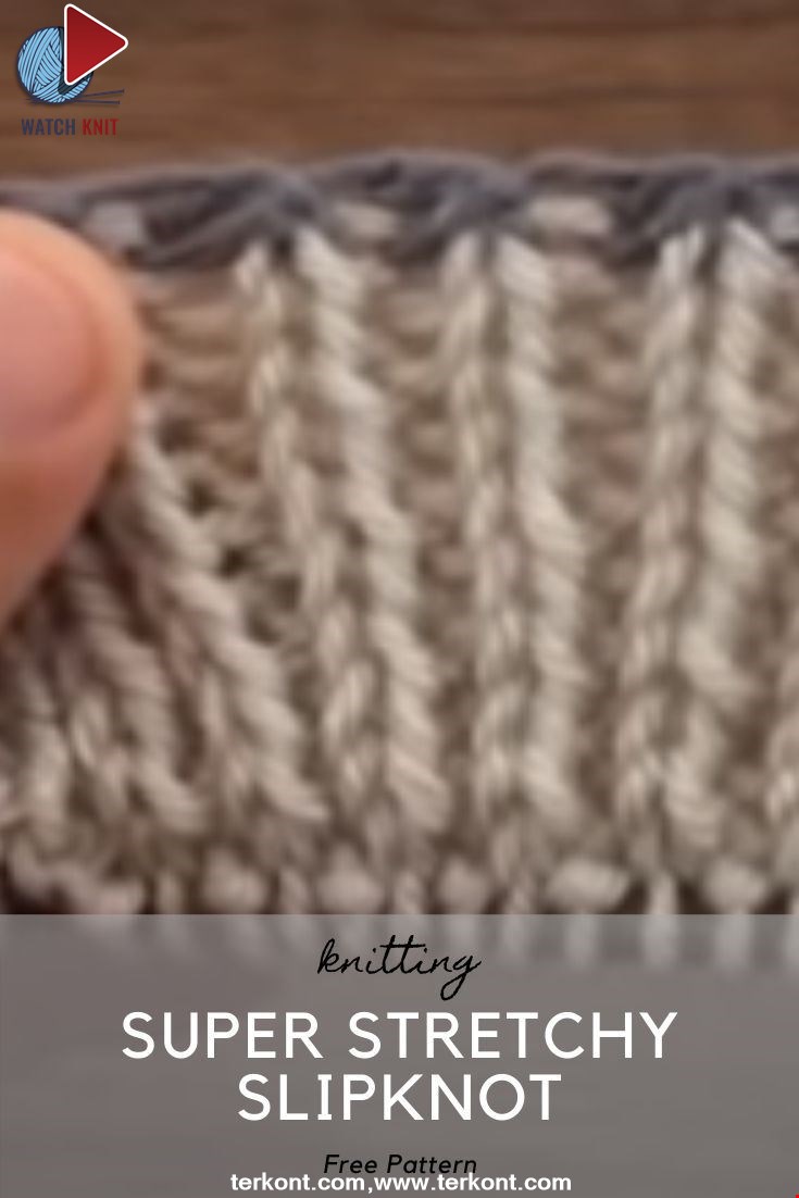 How to Knit the Super Stretchy Slipknot Cast On