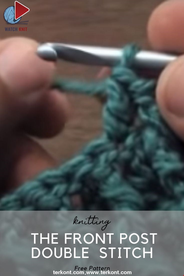 How to Crochet the Front Post Double Crochet Stitch (FPdc)
