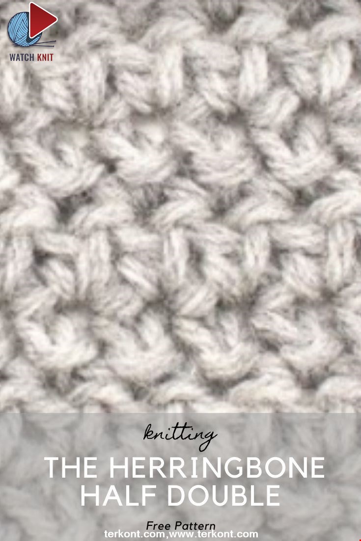 How to Crochet the Herringbone Half Double Crochet