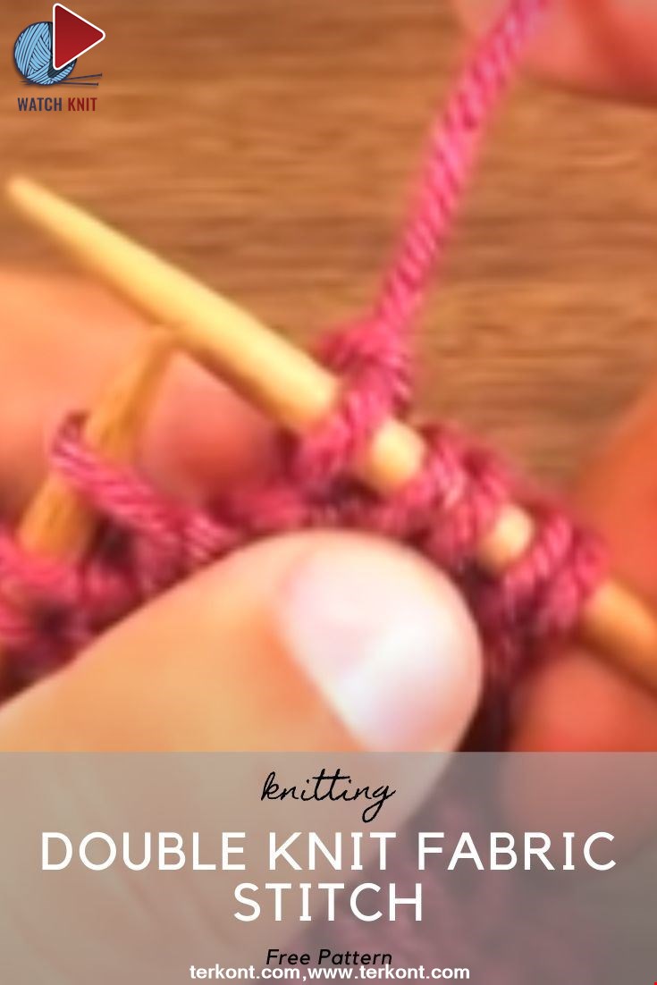 Double Knit Fabric Stitch