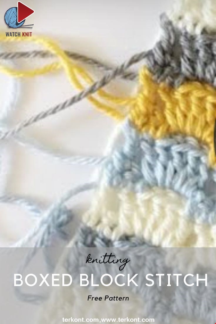 Crochet Boxed Block Stitch