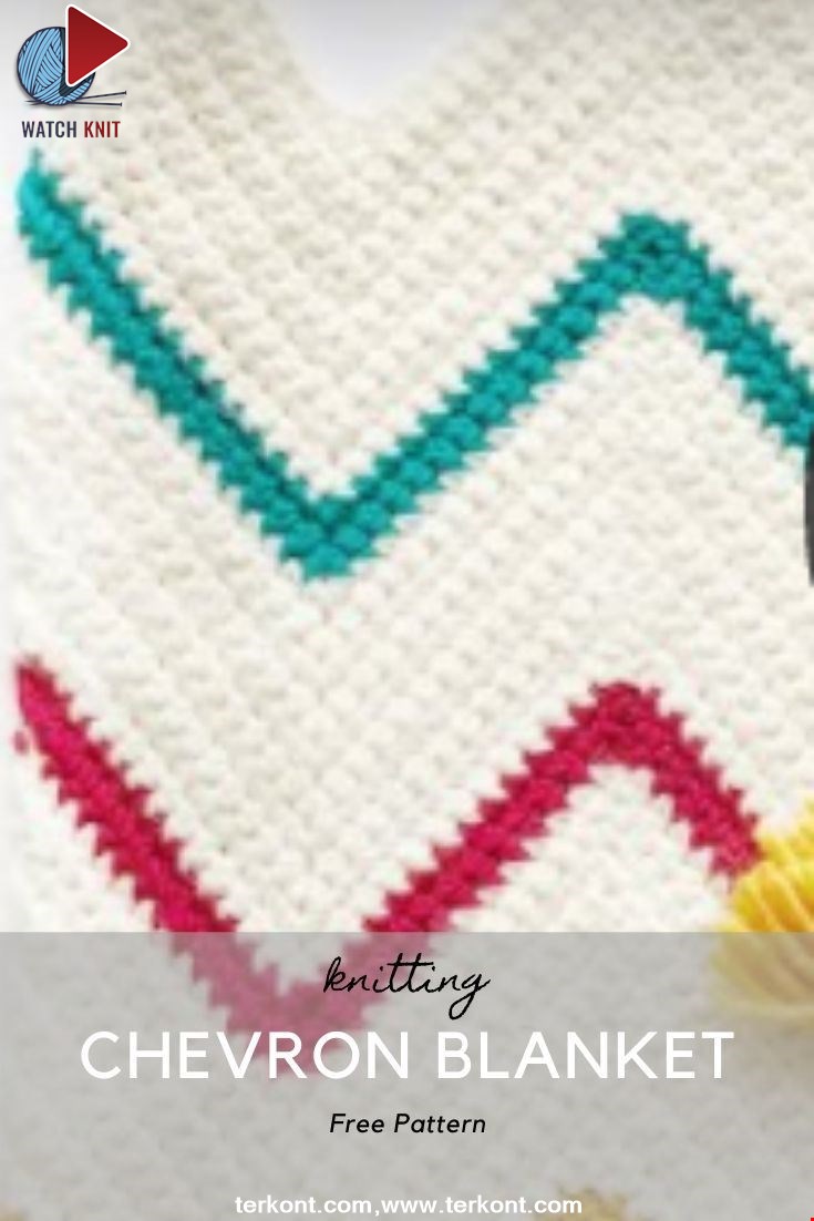 How to Start a Crochet Chevron Blanket