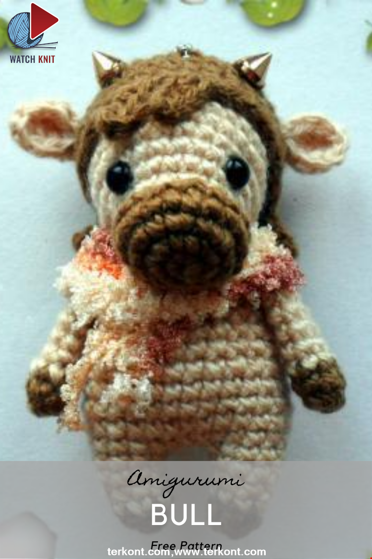 Amigurumi Bull Crochet Pattern