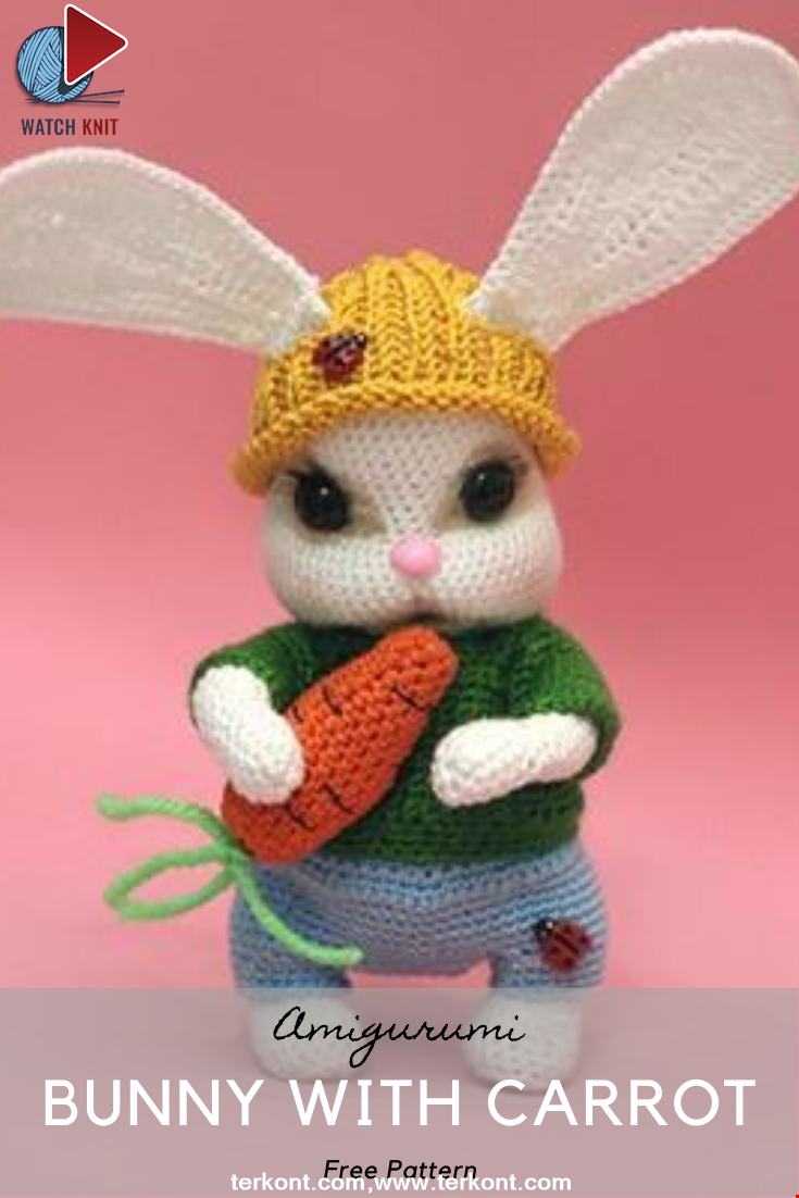 Amigurumi Bunny With Carrot Crochet Pattern