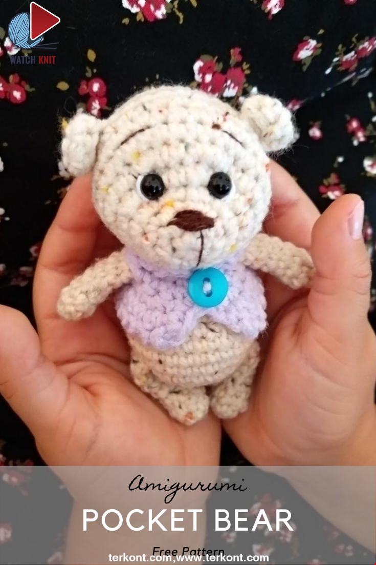 Amigurumi Pocket Bear Crochet Pattern
