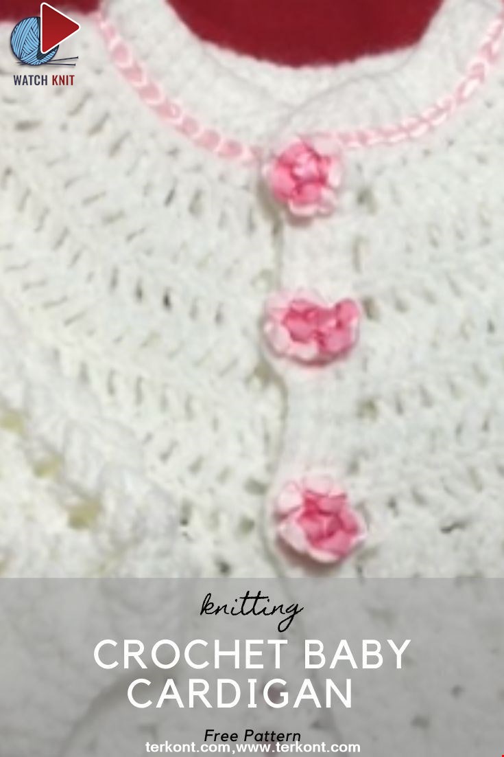 Crochet Baby Cardigan 