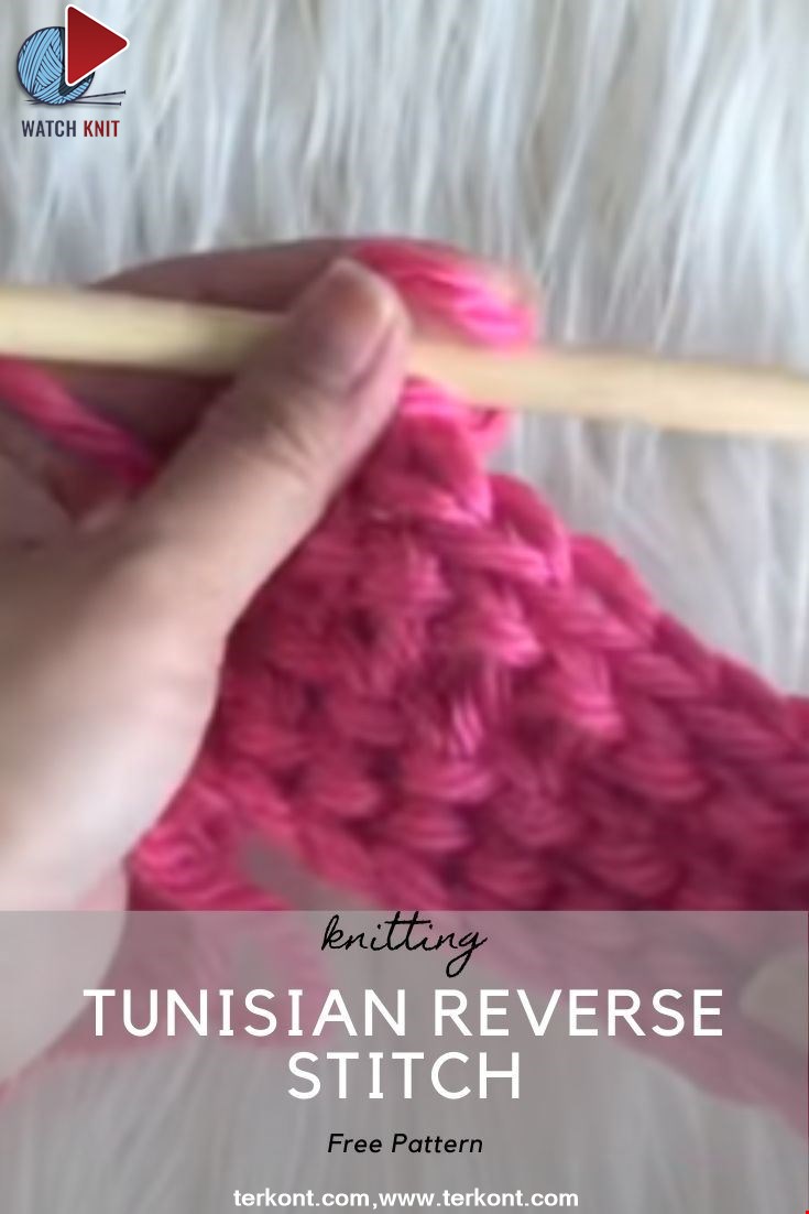 The Tunisian Reverse Stitch