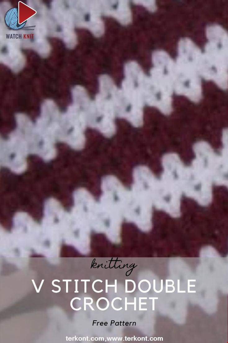 V Stitch Double Crochet