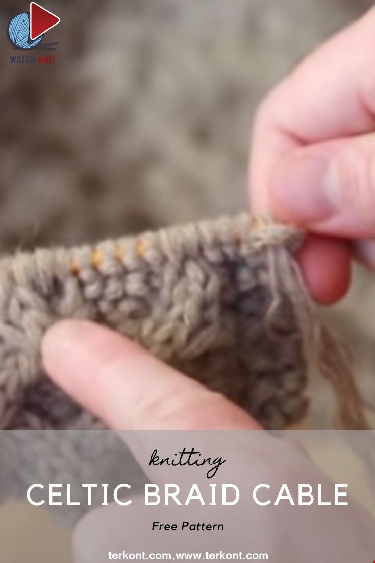 How to Knit an Easy Celtic Braid Cable
