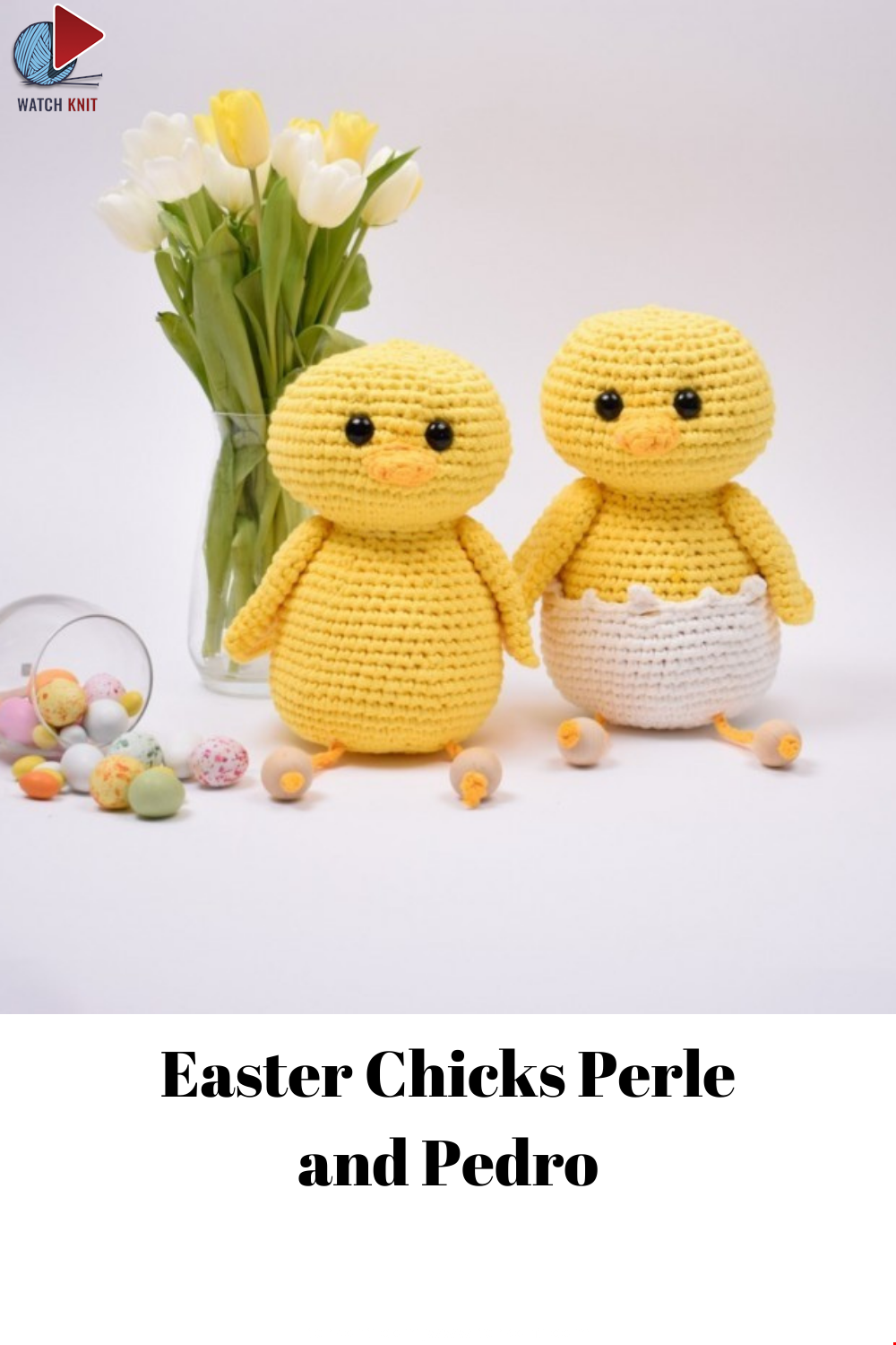 Easter Chicks Perle and Pedro - Large