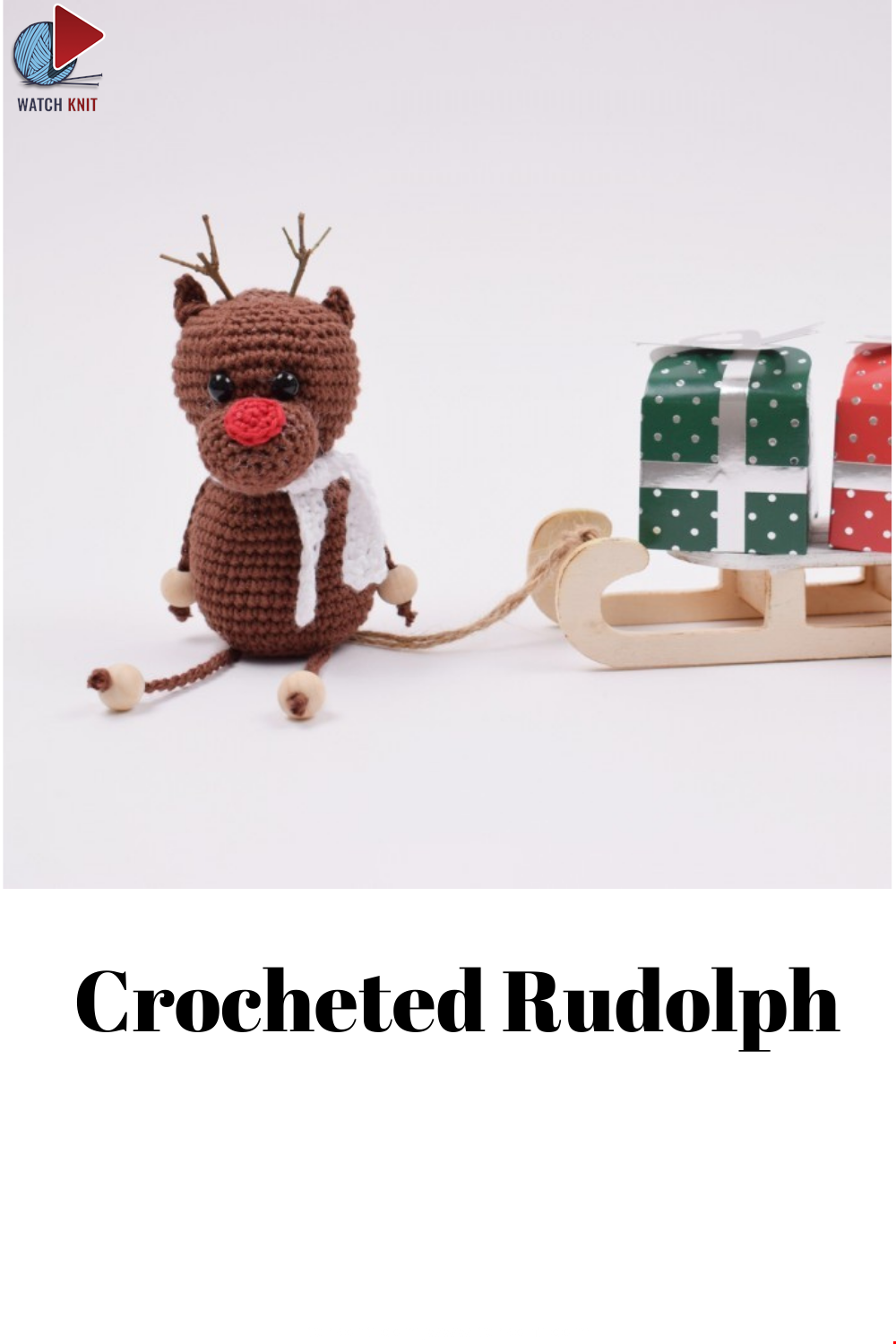 Crocheted Rudolph