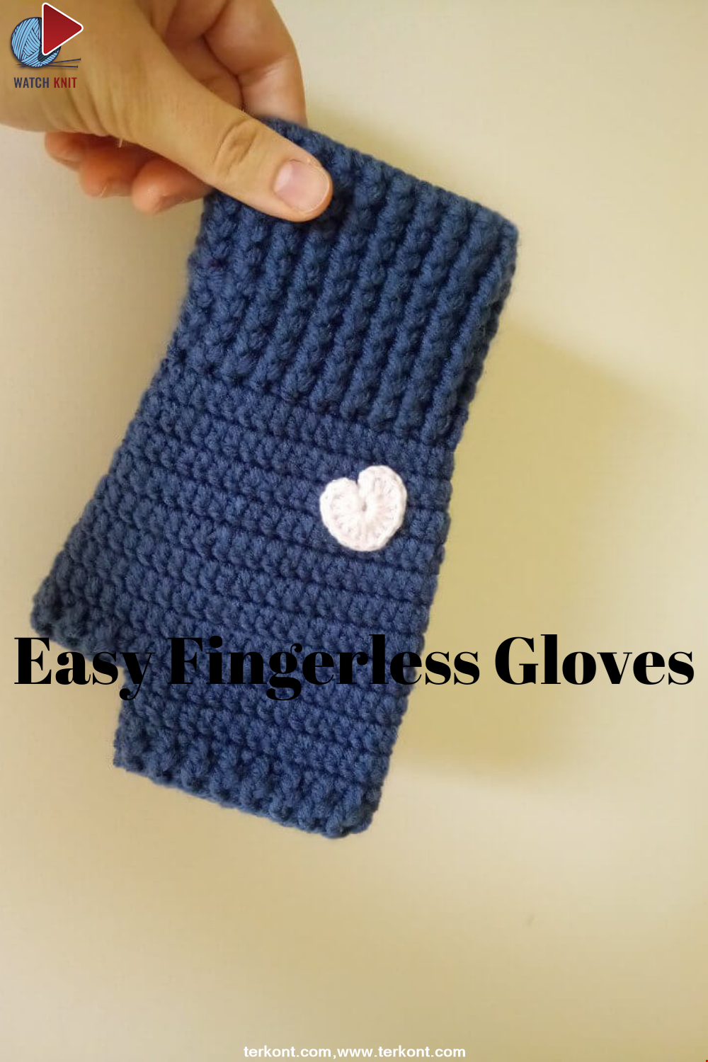 How to Make Easy Crochet Fingerless Gloves